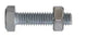 BOLT & NUT HEX HEAD GALVANISED EACH (ALL THREAD) M12 X 50MM 