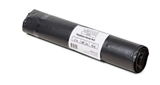 BUILDERS FILM (BLACK PLASTIC) 100UM [Size:2mtr x 20mtr]