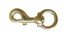 BRASS CLIP ROUND EYE [SIZE:12MM]