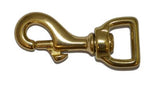 BRASS FLAT SWIVEL SNAP 15mm