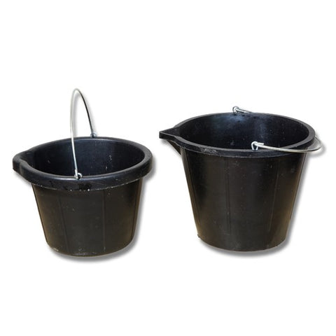 BUCKET RECYCLED RUBBER 14LTR 