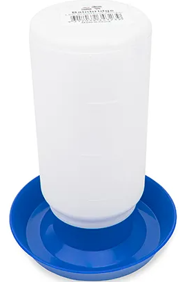 POULTRY DRINKER STRAIGHT [Size:1 Litre Clr:Blue]