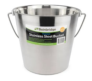 BUCKET STAINLESS STEEL [Size:8.3 LTR]