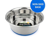 DOG BOWL STAINLESS STEEL [Size:1.2 Litres]