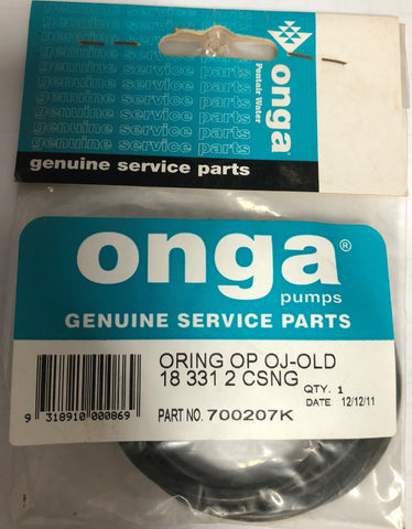 ONGA ORING OP OJ-OLD 18 331 2 CSNG PART NO: 700207K