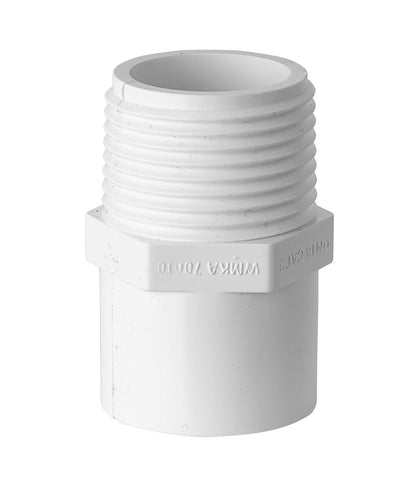 PVC ADAPTOR VALVE TAKE OFF MI BSP [Size:15mm x 1/2"]