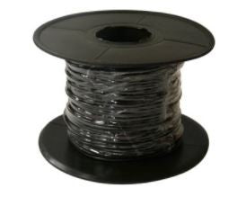 SOLENOID CABLE SINGLE STRAND HOLMAN 0.5MM X 50MT [Clr:Black]