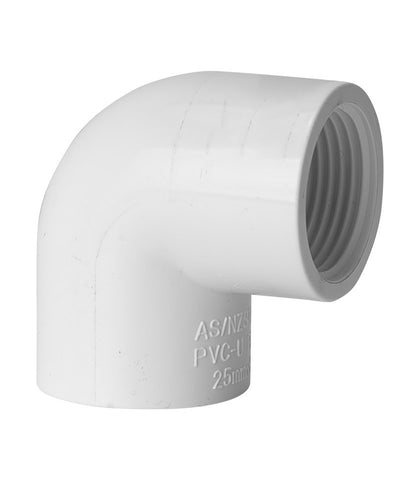 PVC ELBOW FAUCET 90 DEGREE [Size:15mm x 1/2"]