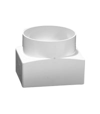 STORM PVC ADAPTOR DOWNPIPE [Size:95 x 45 x 90mm]