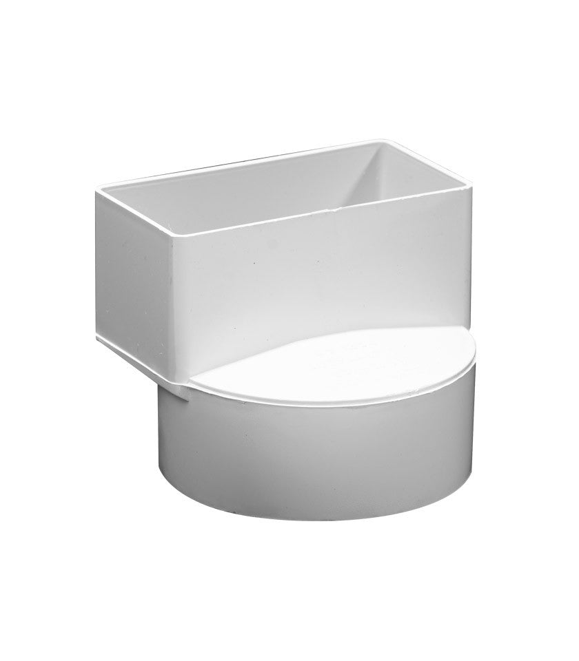 STORM PVC ADAPTOR DOWNPIPE [Size:95 x 45 x 90mm]