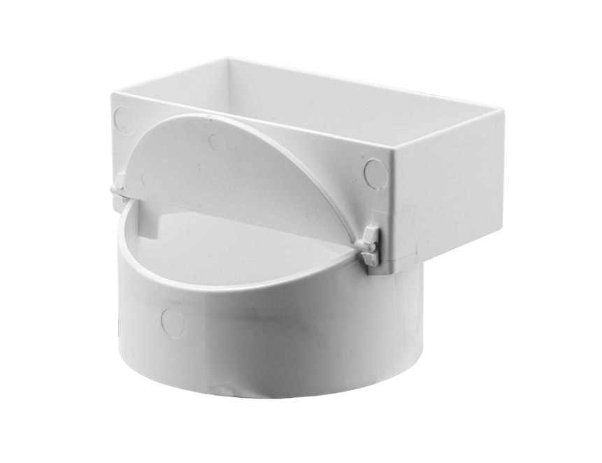 STORM PVC DOWNPIPE ADAPTER INSPECTION 100X50X90MM