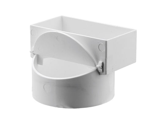 STORM PVC DOWNPIPE ADAPTER INSPECTION 100X50X90MM