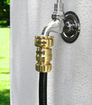 HOSE CONNECTOR BRASS GRIP 'N' LOCK HOLMAN [Size:12mm]