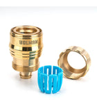 HOSE CONNECTOR BRASS GRIP 'N' LOCK HOLMAN [Size:12mm]