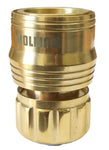 HOSE CONNECTOR BRASS GRIP 'N' LOCK HOLMAN [Size:18mm]