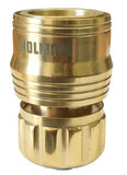 HOSE CONNECTOR BRASS GRIP 'N' LOCK HOLMAN [Size:18mm]