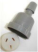 EXTENSION CORD SOCKET END 10 AMP GREY HPM