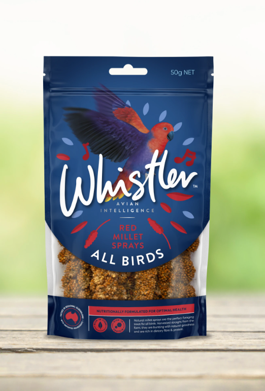 MILLET SPRAYS WHISTLER NATURAL RED 200GRMS