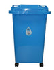 WHEELIE BIN PLASTIC BLUE 60LTR