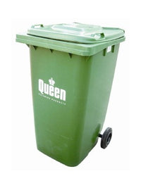 WHEELIE BIN PLASTIC GREEN [Size:240 litres]