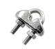 WIRE ROPE GRIPS STAINLESS STEEL HARDAZ 3MM PACKET OF 12