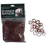 MANE BRAID RUBBER BANDS CHESTNUT [Clr:Chestnut]