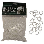 MANE BRAID RUBBER BANDS WHITE [Clr:White]