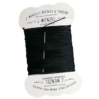 BRAIDING THREAD WITH NEEDLE J WENZEL [Clr:Black Lgth:15 metres]