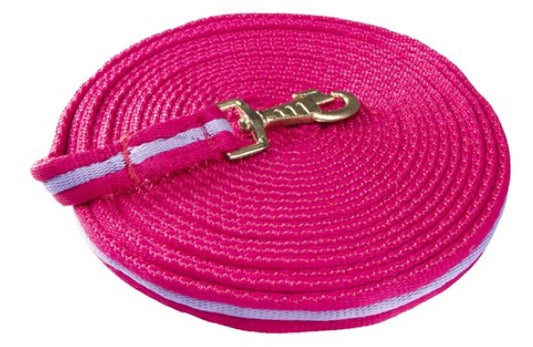 LUNGE REIN 8MTRS [Clr:CERISE / PURPLE]