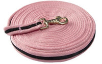 LUNGE REIN 8MTRS [Clr:Pink / Black]
