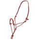 HALTER KNOTTED ROPE TEXAS-TACK [Clr:Black / Red]