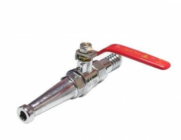 FIRE NOZZLE BALL VALVE BARBED 20MM (3/4")