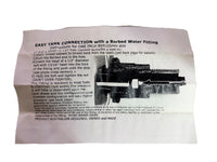 TANK FITTING BARBED GUYCO [Size:1"]
