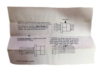 TANK FITTING BARBED GUYCO [Size:1"]