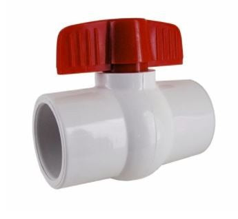 PVC BALL VALVE SOLVENT WELD [Size:15mm]