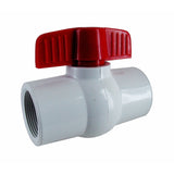 PVC BALL VALVE THREADED BSP [Size:15mm]