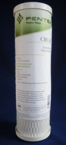 FILTER CARBON BLOCK CARTRIDGE PENTAIR CBC-10 0.5 MICRON [Size:10" x 2.5"]