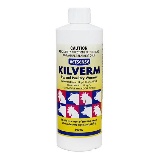 KILVERM PIG & POULTRY WORMER VETSENSE [Size:500ml]