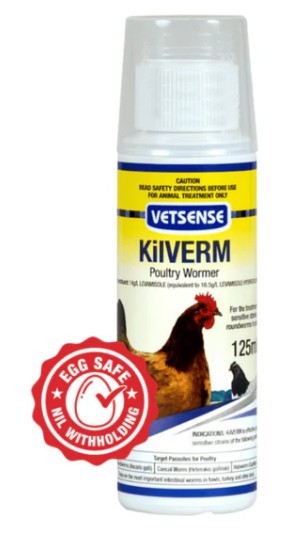 KILVERM POULTRY WORMER 125ML