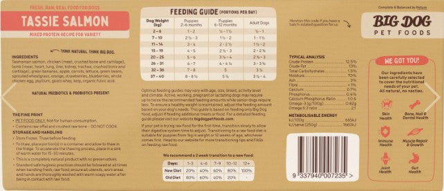 BIG DOG (12PACK) 3KG [Flvr:Tasmanian Salmon]