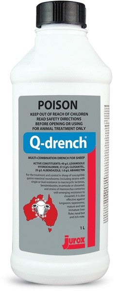 Q-DRENCH SHEEP JUROX 1LTR