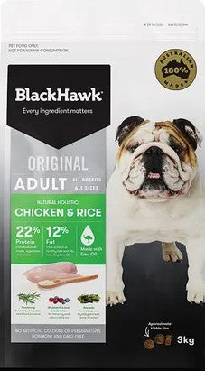 BLACKHAWK DOG CHICKEN & RICE [SIZE:3KG]