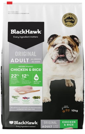 BLACKHAWK DOG CHICKEN & RICE [SIZE:10KG]