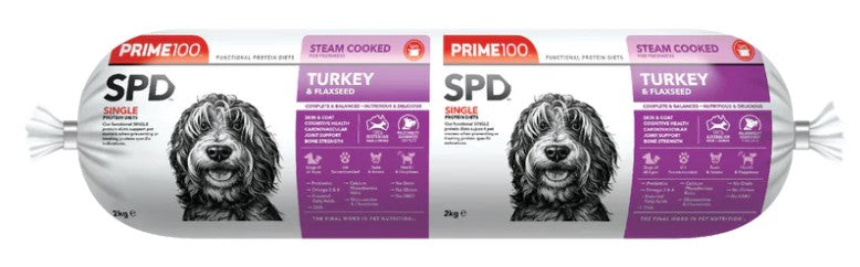 PRIME100 SPD 2KG [Flvr:Turkey & Flaxseed]