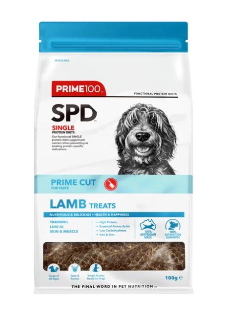 PRIME100 SPD TREATS 100GM [Flvr:Lamb]