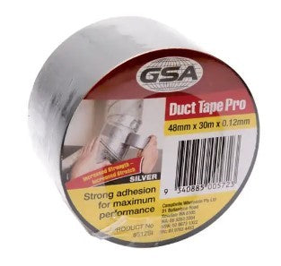 TAPE DUCT PRO SILVER GSA 48MM X 30M X 0.12MM