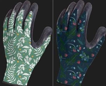 GLOVES PATTERNED ALL PURPOSE GARDENER LARGE [Size:Large]