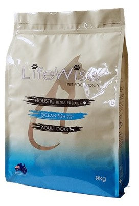 LIFEWISE OCEAN FISH SMALL BITES 9KG