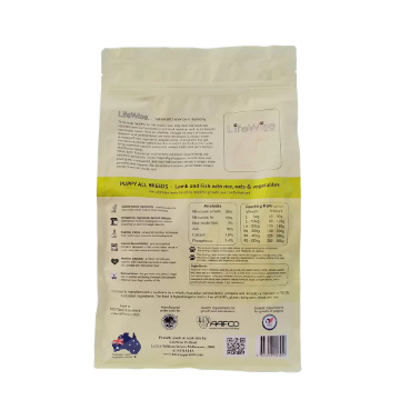 LIFEWISE DOG BISCUITS STG 2 PUPPY LAMB & FISH 18KG