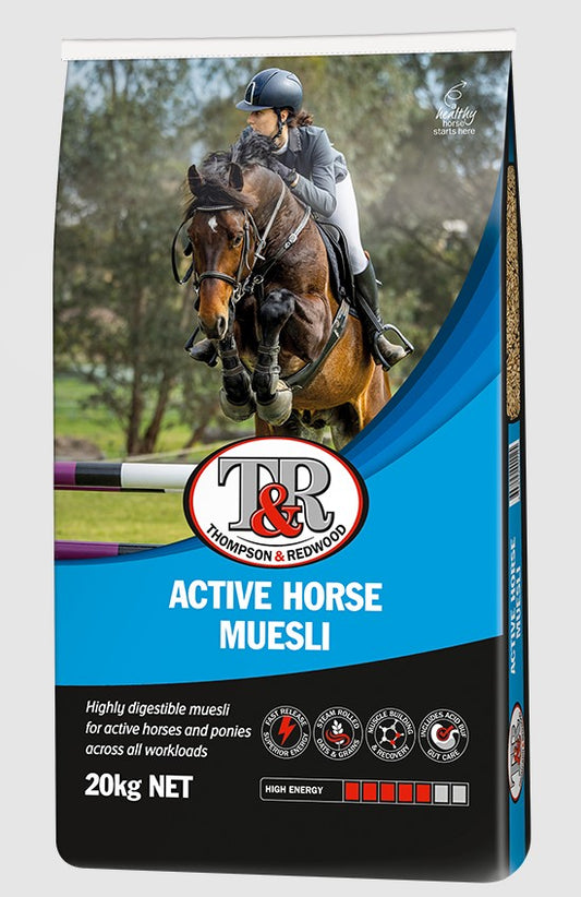 T&R ACTIVE HORSE MUESLI 20KG